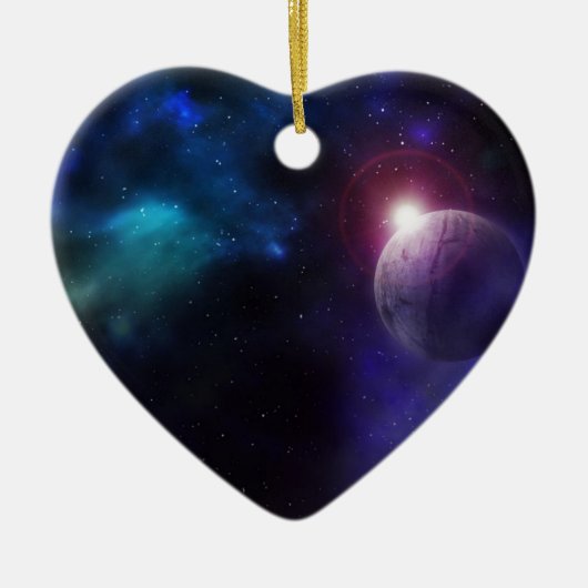 宇宙星惑星太陽の系 セラミックオーナメント (正面)