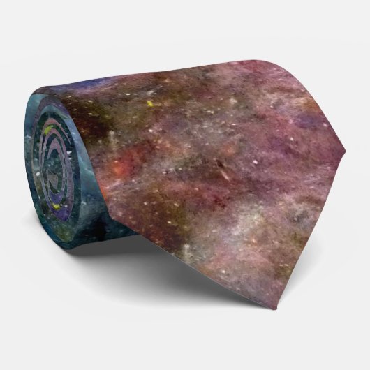 宇宙星明かりの空-オリオンか銀河の宇宙 ネクタイ (ロール)