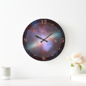 宇宙星雲の天文時計 ラージ壁時計 (ホーム)