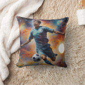 宇宙星雲サッカーショット クッション (ブランケット)