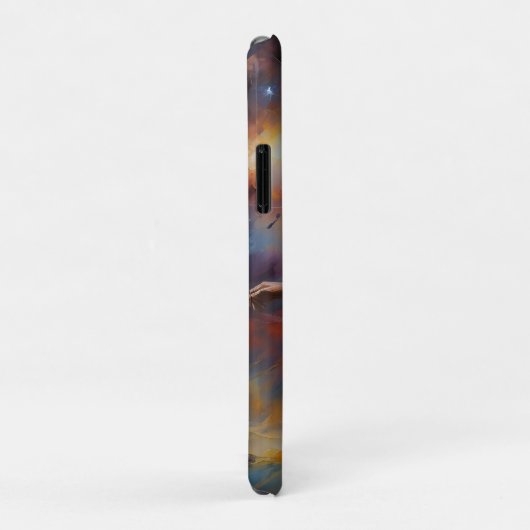 宇宙星雲サッカーショット Case-Mate iPhoneケース (裏面/右)