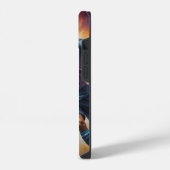 宇宙星雲サッカーショット iPhoneケース (左側面)