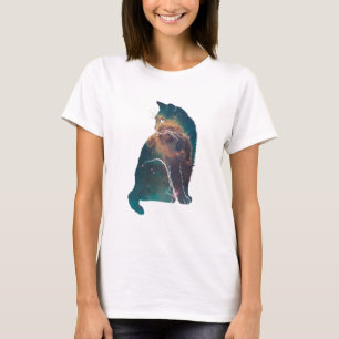 宇宙星雲猫 Tシャツ