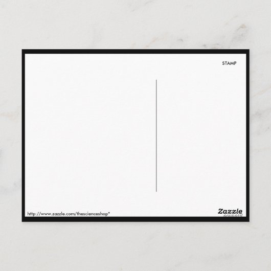 宇宙星雲 ポストカード (裏面)