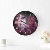 宇宙星雲 ラージ壁時計 (ホーム)