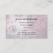 宇宙星雲 名刺 (裏面)