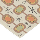 宇宙時代の幾何学的数々のアートカラー ショートテーブルランナー (コーナー)