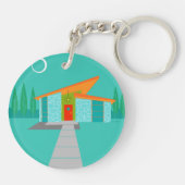宇宙時代の漫画のアクリルKeychain キーホルダー (裏面)