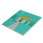 宇宙時代の漫画の家のセラミックタイル タイル (側面)