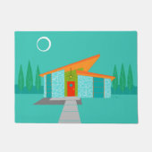 宇宙時代の漫画の家のドア・マット ドアマット (正面)