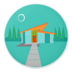 宇宙時代の漫画の家の陶磁器のノブ セラミックノブ