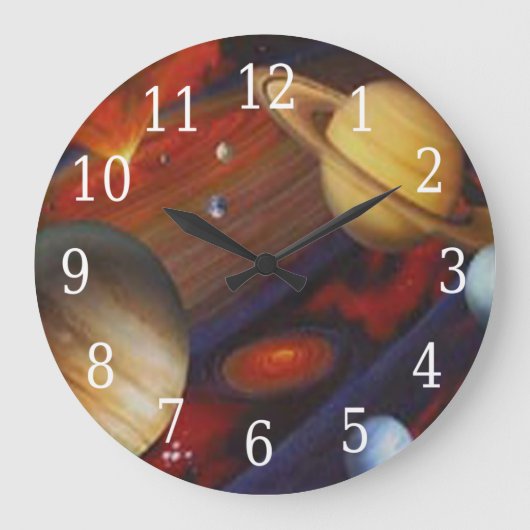 宇宙時計 ラージ壁時計 (正面)