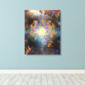 宇宙時間原子 キャンバスプリント (インサイチュ (ウッドフロア))