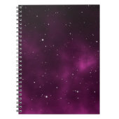 宇宙景観イラストレーション天文学グラフィックデザイン ノートブック (正面)