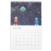 宇宙暦 カレンダー (1月 2026)