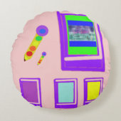 宇宙書 ラウンドクッション (正面)