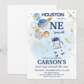 宇宙最初の外宇宙初誕生日 招待状 (正面/裏面)