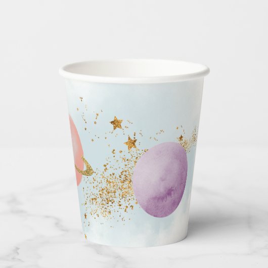 宇宙最初の日のまわりにのパーティー 紙コップ (裏面)