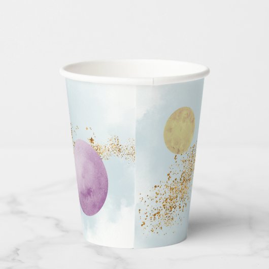宇宙最初の日のまわりにのパーティー 紙コップ (右)