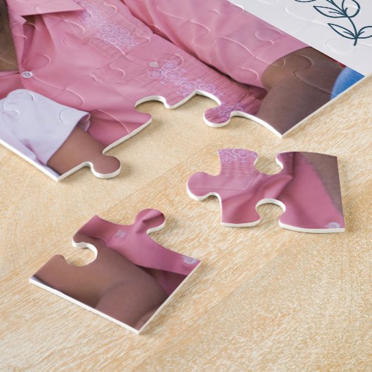 宇宙最高ののおじいちゃん – 写真カスタム写真 ジグソーパズル (側面)