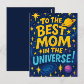 宇宙最高のの母 – Cosmic Mother's Day ポストカード (正面/裏面)