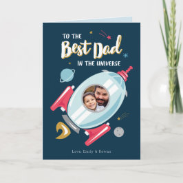 宇宙最高のの父の日のカード カード