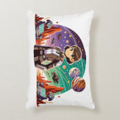 宇宙服の女性 アクセントクッション (正面(垂直))