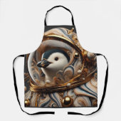 宇宙服を着たペンギン» エプロン (正面)