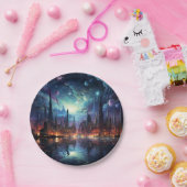 宇宙未来都市超高層ビル ペーパープレート (パーティー)