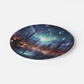 宇宙未来都市超高層ビル ペーパープレート (アングル)