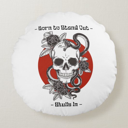 宇宙枕でパーソナライズカスタムする ラウンドクッション (正面)