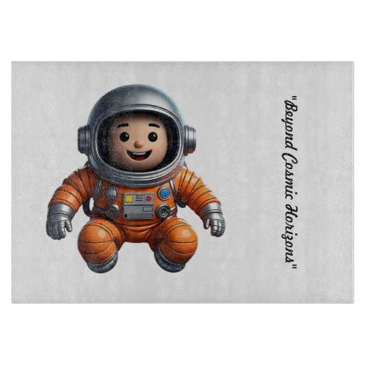 「宇宙検出」 カッティングボード (正面)