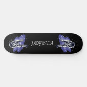 宇宙楽しむスケートボード宇宙飛行士 スケートボード (横)