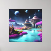 宇宙構造 キャンバスプリント (正面)