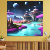 宇宙構造 キャンバスプリント (インサイチュ (リビング))