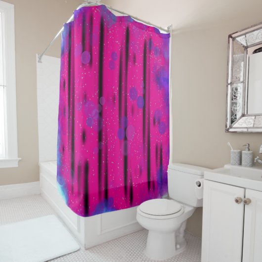 宇宙気泡流 シャワーカーテン (インサイチュ)