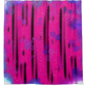 宇宙気泡流 シャワーカーテン (正面)