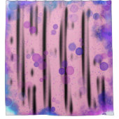 宇宙気泡流 シャワーカーテン (正面)