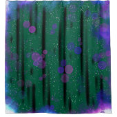 宇宙気泡流 シャワーカーテン (正面)