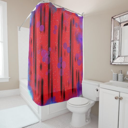 宇宙気泡流 シャワーカーテン (インサイチュ)