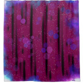 宇宙気泡流 シャワーカーテン (正面)