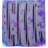 宇宙気泡流 シャワーカーテン (正面)