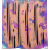 宇宙気泡流 シャワーカーテン (正面)