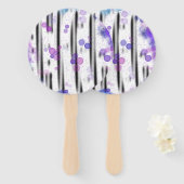 宇宙気泡流 ハンドファン (正面&裏面)