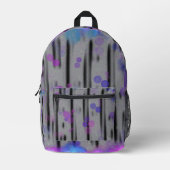 宇宙気泡流 プリントバックパック (正面)