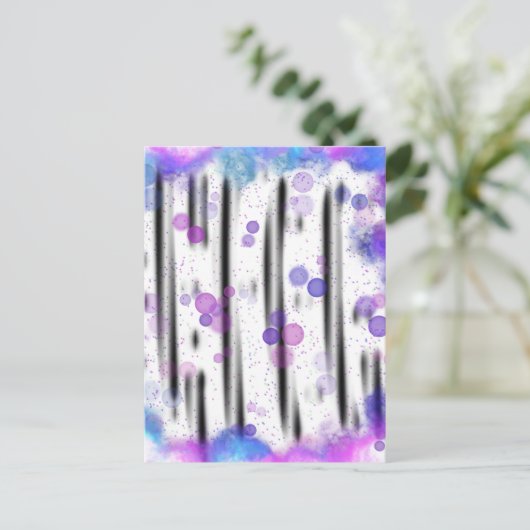 宇宙気泡流 ポストカード (スタンド正面)