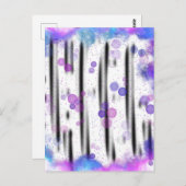 宇宙気泡流 ポストカード (正面/裏面)