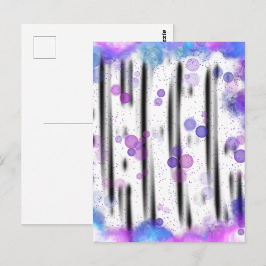 宇宙気泡流 ポストカード (正面/裏面)