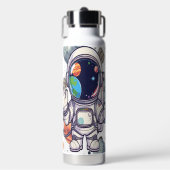 宇宙水ボトル宇宙をテーマにした水分補給 ウォーターボトル (正面)