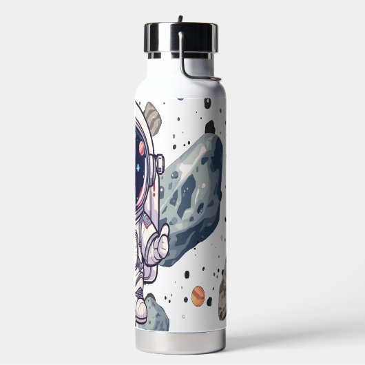 宇宙水ボトル宇宙をテーマにした水分補給 ウォーターボトル (左面)